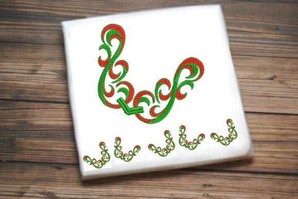 A Designer’s Take on Elegant Red Green Border