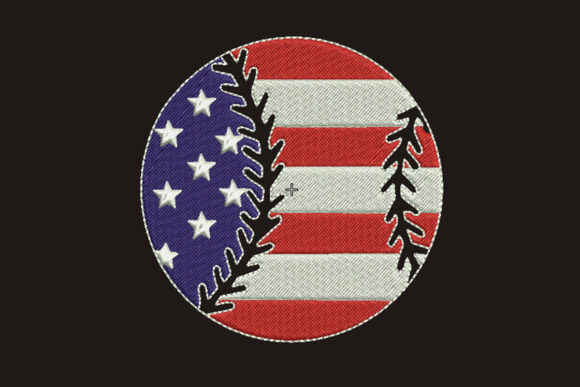 Baseball Ball Embroidery Review for Independence Day