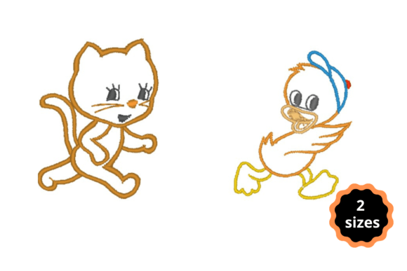Cat Runs After Duck: A Gift-Ready Embroidery Review