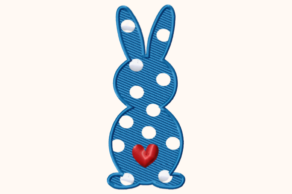 Cute Easter Bunny Polka Dot Embroidery Design Review