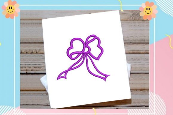Cute Girl Bow Tie Embroidery Review: Sweet Apparel Touch