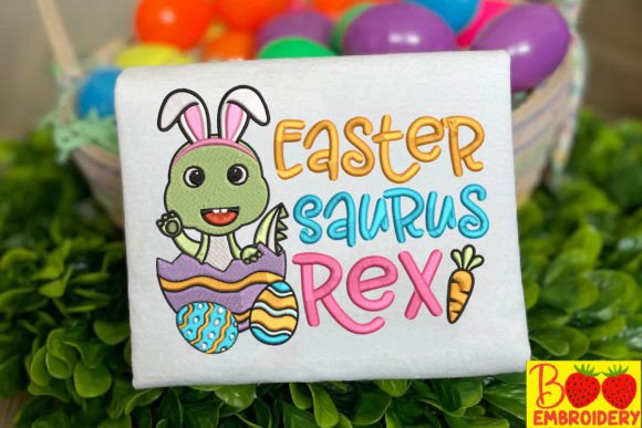 Easter Saurus Rex: Boutique Sweatshirt Embroidery Review