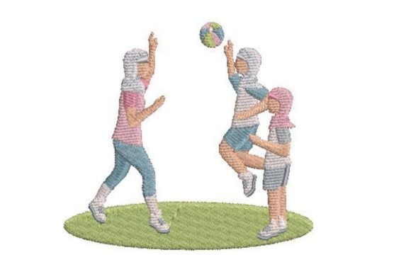 Faceless Mother and Children Playing: A Warm Craft Fair Review
