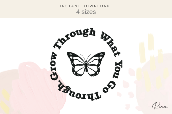 Grow Through What You Go Through Embroidery Review