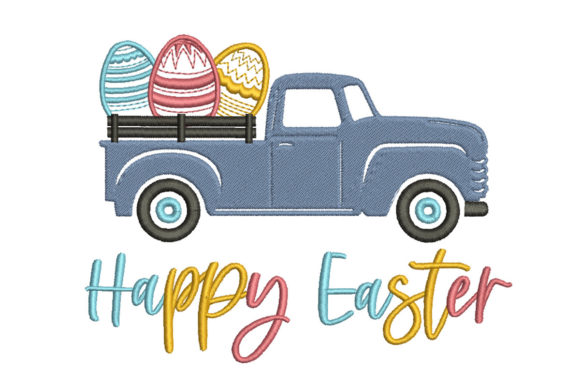 Happy Easter Truck: Designer Review for Small Business Merch