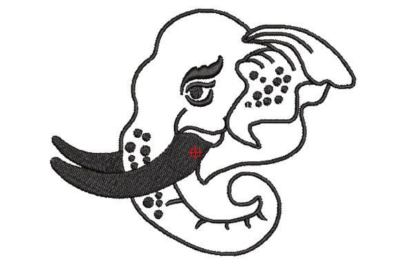 Ivory Thai Elephant: A Craft Fair Embroidery Review