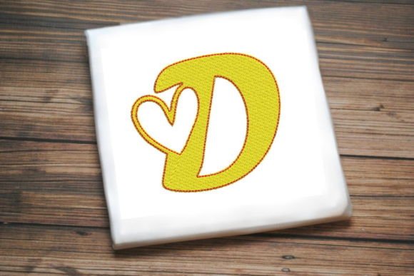 Letter D with Beautiful Heart: A Seasonal Embroidery Design Review