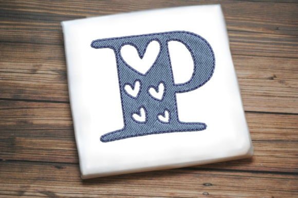 Letter P Multi Heart Embroidery: Etsy Seller Review