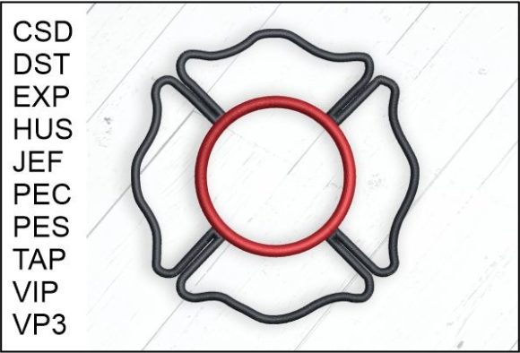 Maltese Cross Fire Dept Logo Embroidery Review