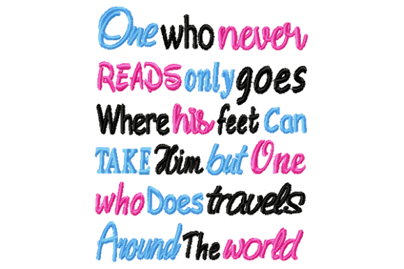 One Who Never Reads: A Designer’s Honest Embroidery Review