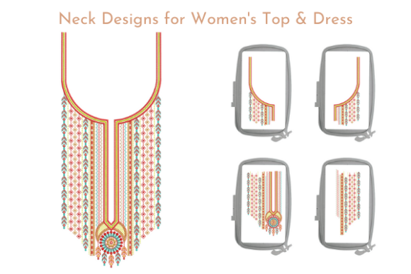 Women s Neck for Top: Seasonal Embroidery Design Review